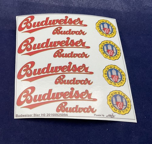 Budweiser bier decals 87 - budweiser, 1:87