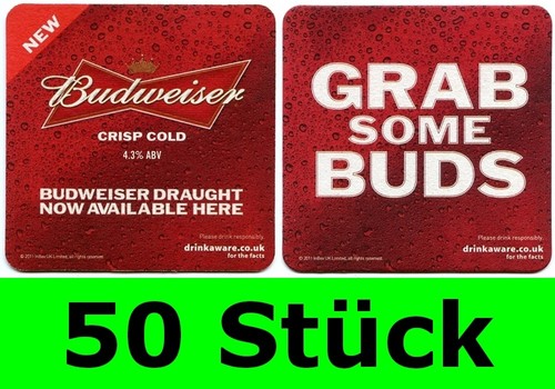 Stück bierdeckel budweiser - stück,