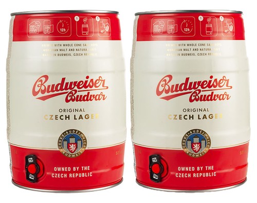 Budweiser budvar bier - 2x,