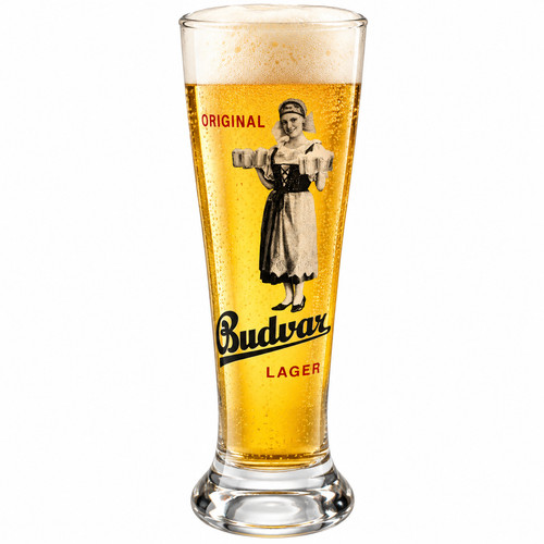 Budvar budweiser bierglas glas - budvar,