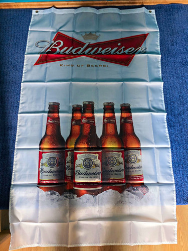Budweiser fanflagge - budweiser,