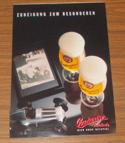 Seltene werbung budweiser bier - seltene,