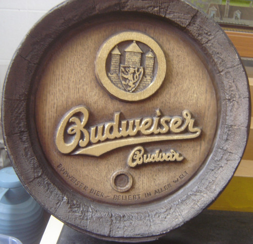 Brauerei werbeschild fassboden - brauerei,