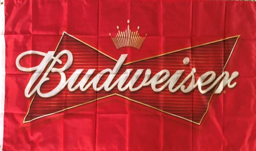 Budweiser fahne bier anheuser - budweiser,
