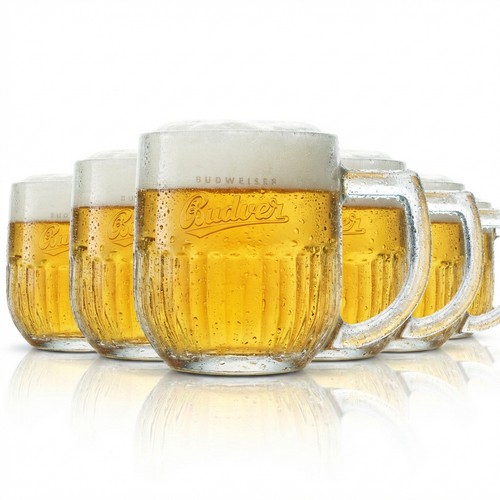 Budweiser bier glas 3l - 6x,