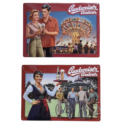 Budweiser blechschild - 2,