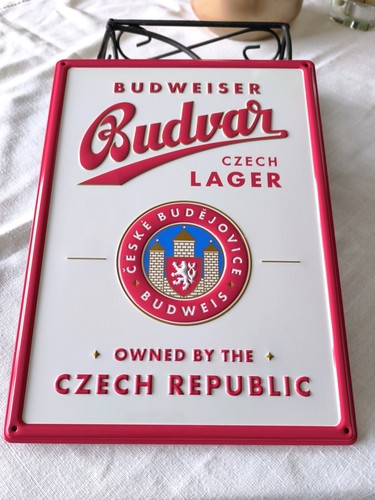 Budweiser bier blechschild - blechschild,