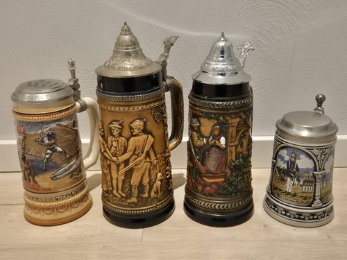 Bierkrüge gerz budweiser - /,