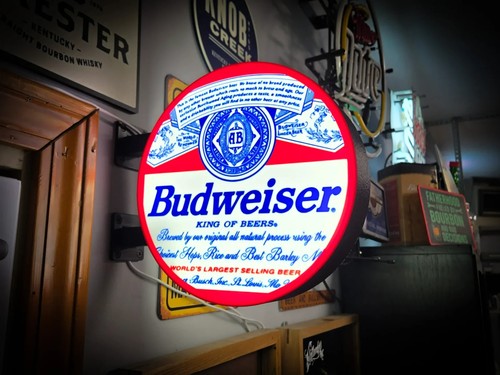 Budweiser schild led - budweiser,