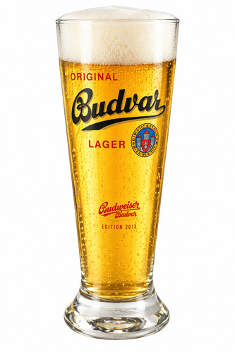 Budvar budweiser bierglas glas - bierglas,