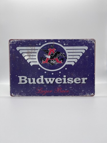 Blechschild budweiser 20x30cm - blechschild,